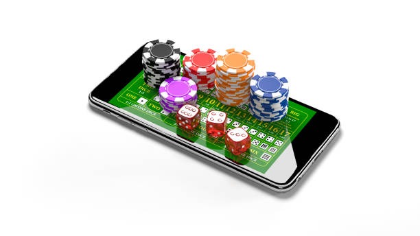Mobile phone displaying Diamond Empire live baccarat table